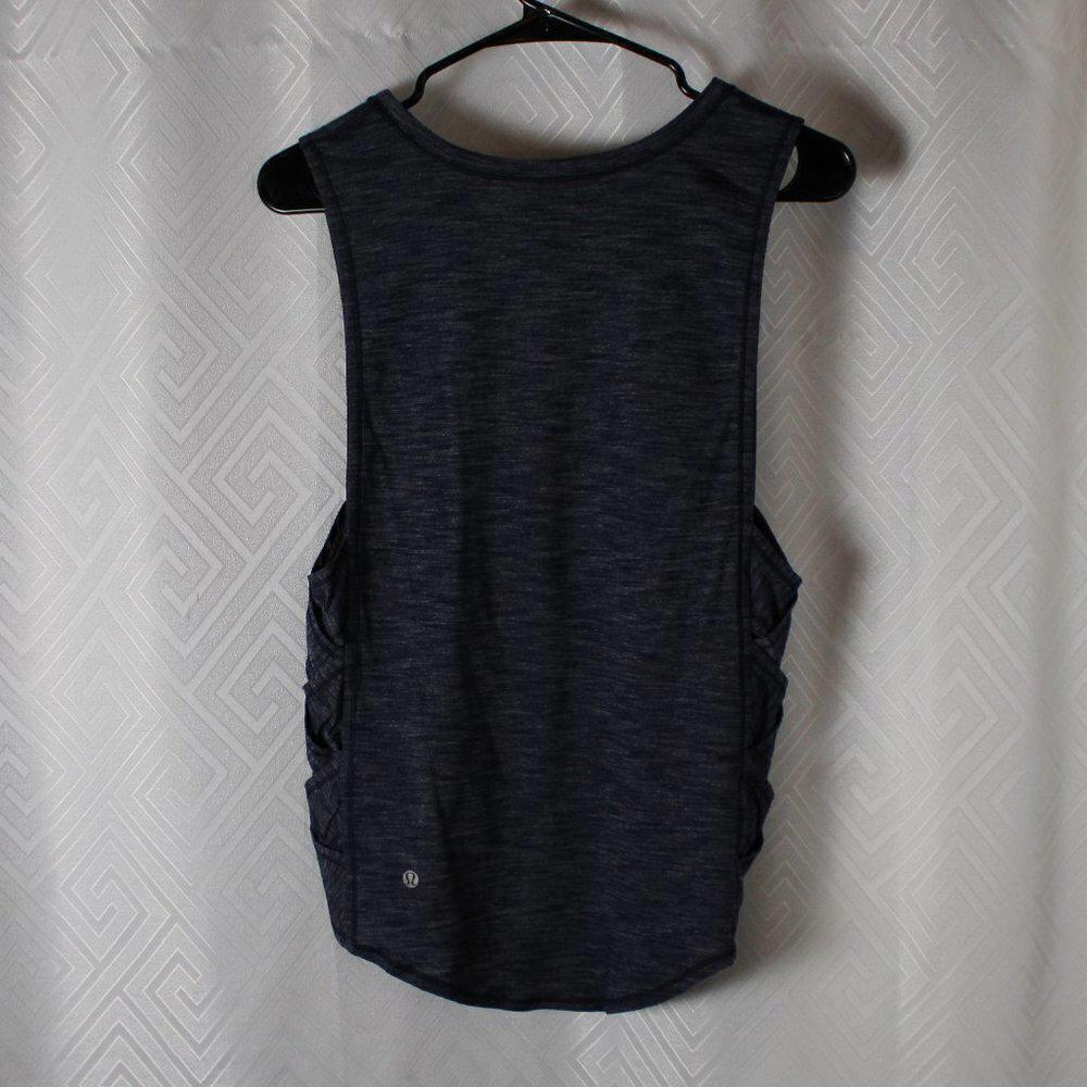 Lululemon Var-City Muscle Tank Heathered Blue - Picture 5 of 7